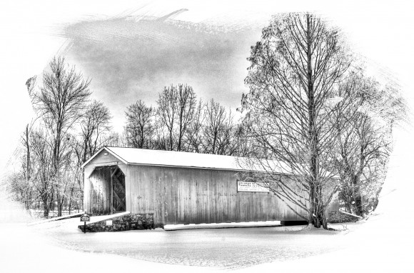 Covered Bridge in Lenape Park, Perkasie, PA Covered Bridge in Lenape Park, Perkasie, PA