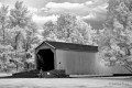 Covered Bridge, Lenape Park, in infrared